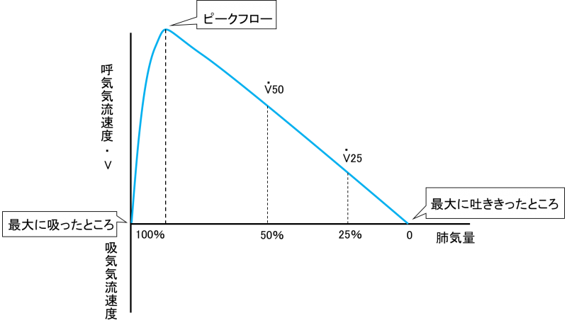 Flow-volume curve