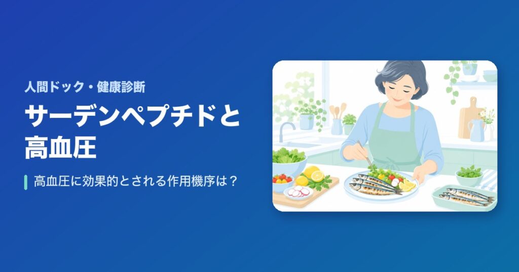 サーデンペプチドが高血圧に効果的とされる作用機序は?