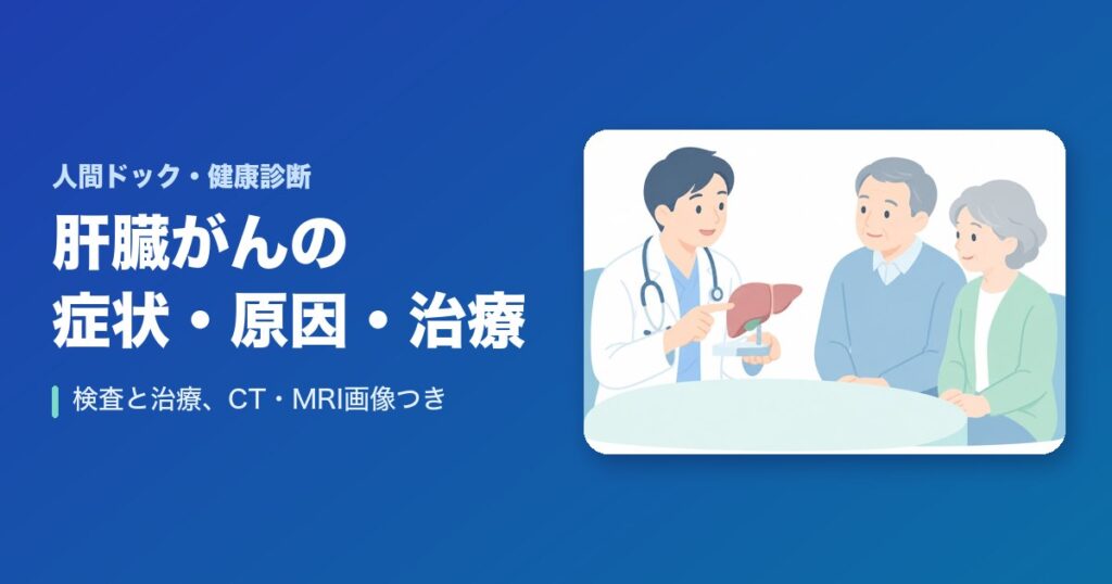 肝臓がん（肝細胞がん）の症状・原因・検査・治療｜CT・MRI画像つき