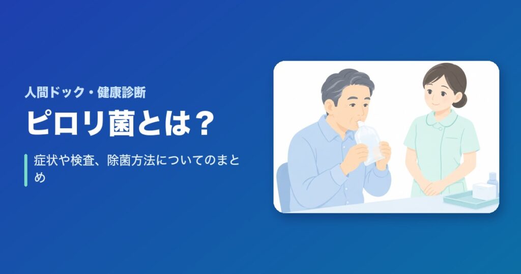 ピロリ菌とは?症状や検査、除菌方法について徹底まとめ